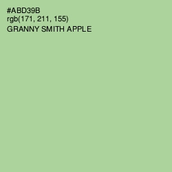 #ABD39B - Granny Smith Apple Color Image