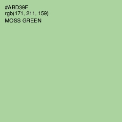 #ABD39F - Moss Green Color Image