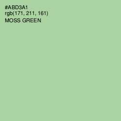 #ABD3A1 - Moss Green Color Image