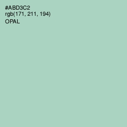 #ABD3C2 - Opal Color Image