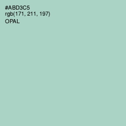 #ABD3C5 - Opal Color Image