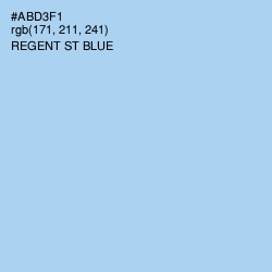 #ABD3F1 - Regent St Blue Color Image