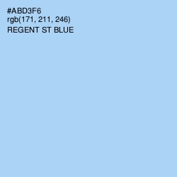 #ABD3F6 - Regent St Blue Color Image