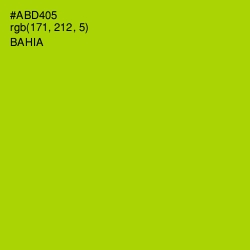 #ABD405 - Bahia Color Image