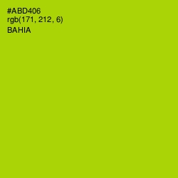 #ABD406 - Bahia Color Image