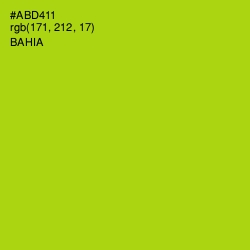 #ABD411 - Bahia Color Image