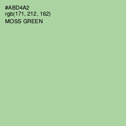 #ABD4A2 - Moss Green Color Image