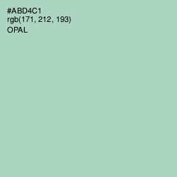 #ABD4C1 - Opal Color Image