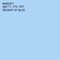 #ABD4F7 - Regent St Blue Color Image