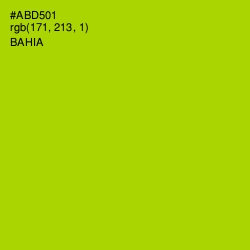 #ABD501 - Bahia Color Image