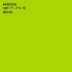 #ABD506 - Bahia Color Image