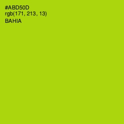 #ABD50D - Bahia Color Image