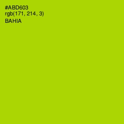 #ABD603 - Bahia Color Image