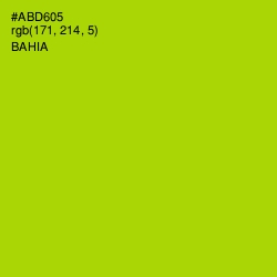 #ABD605 - Bahia Color Image