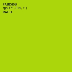 #ABD60B - Bahia Color Image