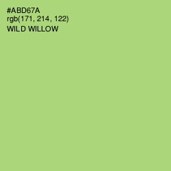 #ABD67A - Wild Willow Color Image