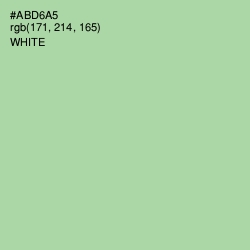 #ABD6A5 - Moss Green Color Image