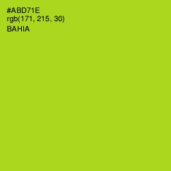 #ABD71E - Bahia Color Image