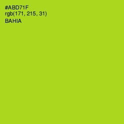 #ABD71F - Bahia Color Image