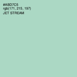 #ABD7C5 - Jet Stream Color Image