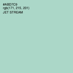 #ABD7C9 - Jet Stream Color Image