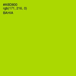 #ABD800 - Bahia Color Image