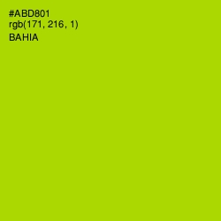 #ABD801 - Bahia Color Image