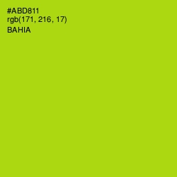 #ABD811 - Bahia Color Image