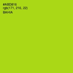 #ABD816 - Bahia Color Image