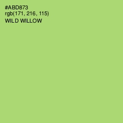 #ABD873 - Wild Willow Color Image