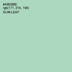 #ABD8BE - Gum Leaf Color Image