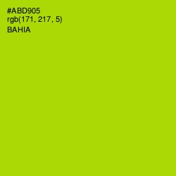 #ABD905 - Bahia Color Image