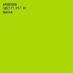 #ABD908 - Bahia Color Image