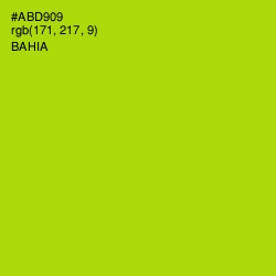 #ABD909 - Bahia Color Image