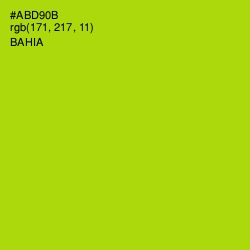 #ABD90B - Bahia Color Image