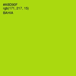 #ABD90F - Bahia Color Image