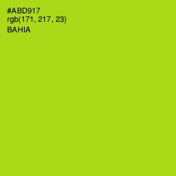 #ABD917 - Bahia Color Image