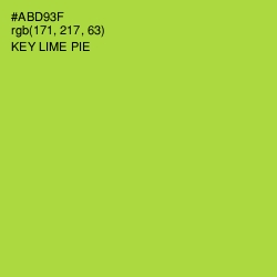 #ABD93F - Key Lime Pie Color Image