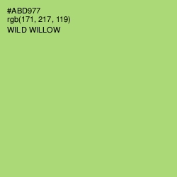 #ABD977 - Wild Willow Color Image