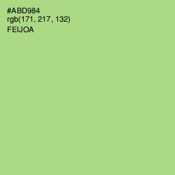 #ABD984 - Feijoa Color Image