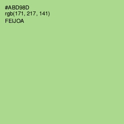 #ABD98D - Feijoa Color Image