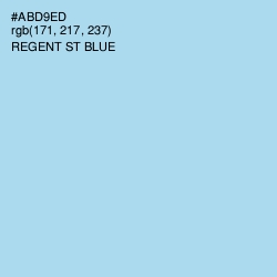 #ABD9ED - Regent St Blue Color Image