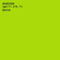 #ABDA0B - Bahia Color Image