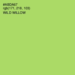 #ABDA67 - Wild Willow Color Image