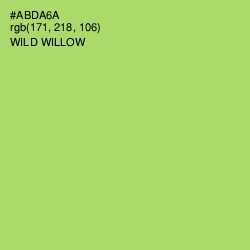 #ABDA6A - Wild Willow Color Image