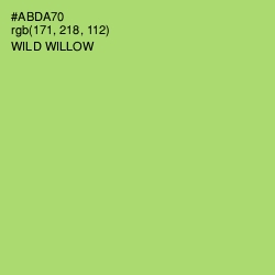 #ABDA70 - Wild Willow Color Image