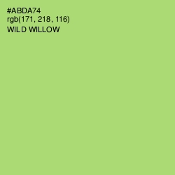 #ABDA74 - Wild Willow Color Image