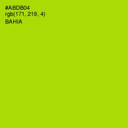 #ABDB04 - Bahia Color Image
