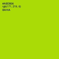 #ABDB06 - Bahia Color Image
