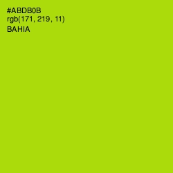 #ABDB0B - Bahia Color Image